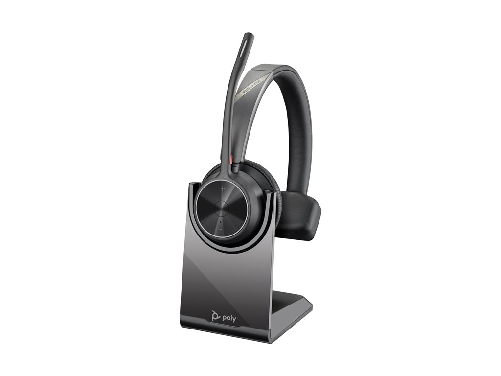 Poly Voyager 4310 - Voyager 4300 UC series - Headset - On-Ear - Bluetooth - kabellos, kabelgebunden - USB-C - Schwarz - Zertifiziert für Microsoft Teams, Zoom Certified - Replaces Poly SKU 218474-01